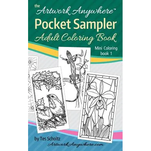 Artwork Anywhere Pocket Sampler: Adult Coloring Book