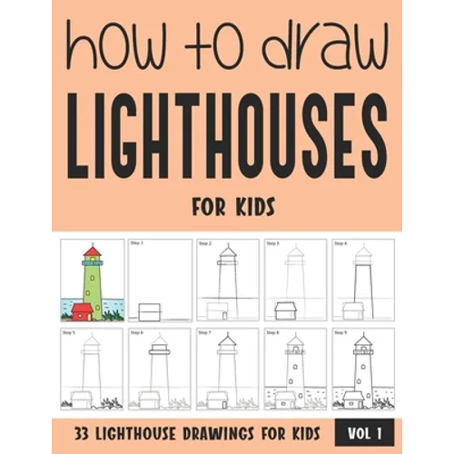 How to Draw Lighthouses for Kids - Vol 1