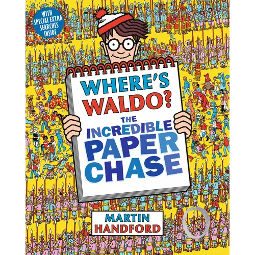 Where's Waldo? the Incredible Paper Chase: (A Hidden Object Activity Book Including a Maze, Spot-The-Difference Challenge, and Search & Find Puzzles -