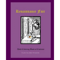 Renaissance Fair Adult Coloring Book of Costume