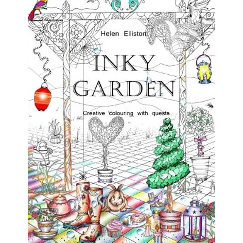Inky Garden: Creative colouring with quests & 3D paper flower