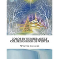Color By Number Adult Coloring Book of Winter: Festive Winter Fun Holiday Christmas Winter Season Coloring Book