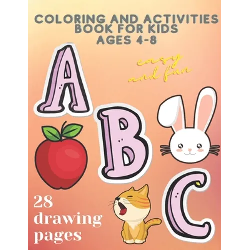 ABC: coloring and activities book for kids