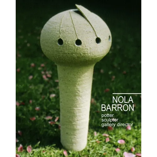 Nola Barron, potter, sculptor, gallery director