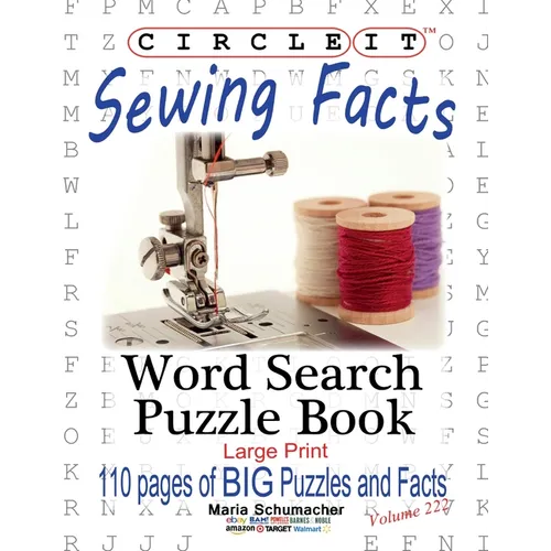 Circle It, Sewing Facts, Word Search, Puzzle Book