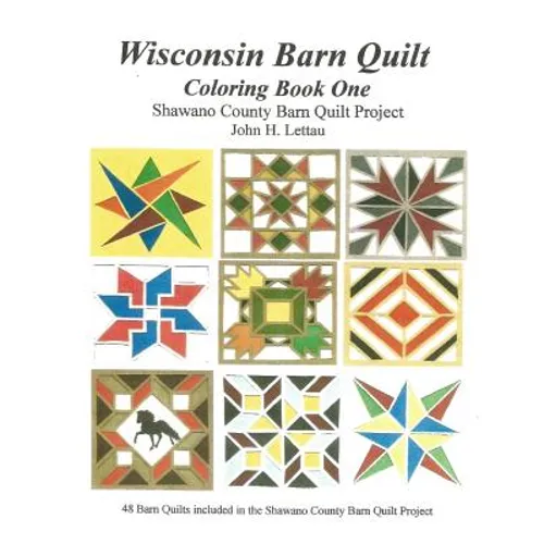 Wisconsin Barn Quilts Coloring Book One