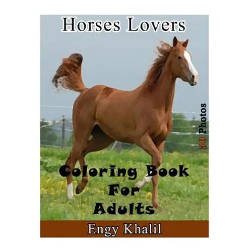 Coloring Book For Adults: Horse Coloring Book For Adults