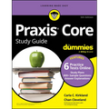 PRAXIS Core Study Guide for Dummies: Book + 6 Practice Tests Online for Math 5733, Reading 5713, and Writing 5723