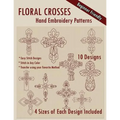Floral Crosses Hand Embroidery Patterns