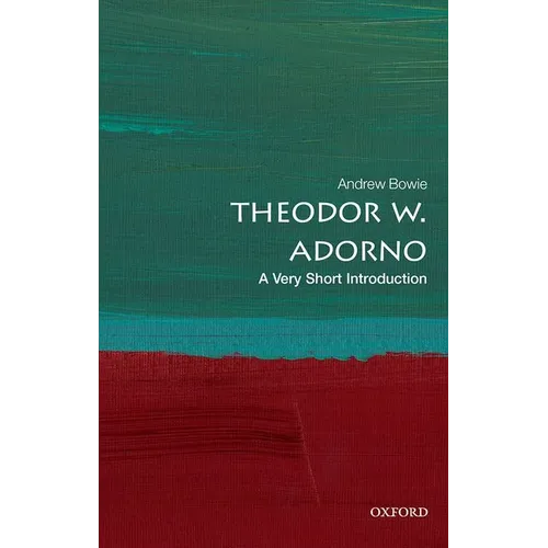 Theodor W. Adorno: A Very Short Introduction