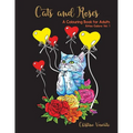 Cats and Roses: A Cats and Kittens Colouring Book for Adults