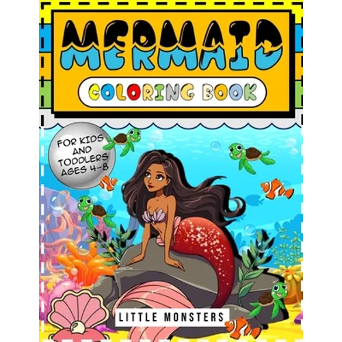 Mermaid Coloring Books: : Adorable And Various Unique Design of Coloring Book For Girls. Kids Ages 4-8 108 Pages 50 Designs