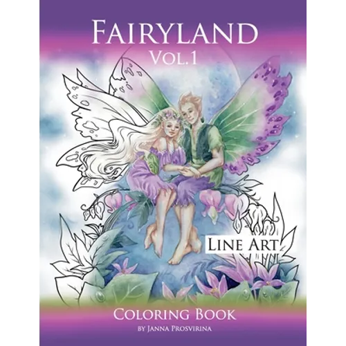 Fairyland Vol.1: Line Art Coloring Book