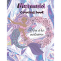 Mermaid coloring book: large print for kids 8-12