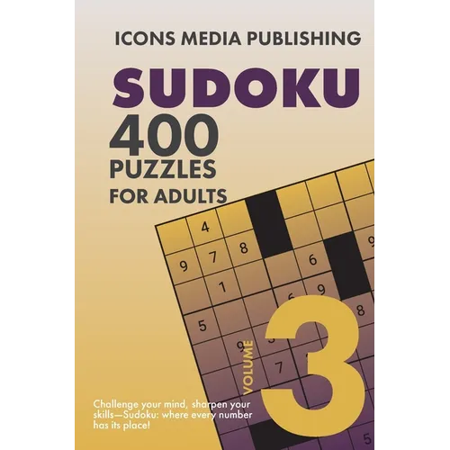 400 Very Hard Level Sudoku Puzzles Volume 3