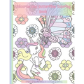 Unicorns and Butterflies Coloring Book: with Patterns