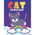 cat coloring book: 30 cat to color, cute cat and kitten coloring book