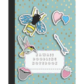 Kawaii doodling notebook: A large composition notebooks with colouring pages for the school dreamer who likes to doodle whilst studying - Turquoise an