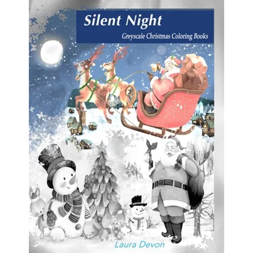 Greyscale Christmas Coloring Books