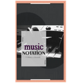 Music Notebook: Music Notation