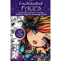 Enchanted Faces: Mermaids, Fairies, & Fantasy Pocket-Sized Coloring Book