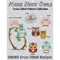 More Hoot Owls ... Cross Stitch Pattern Collection