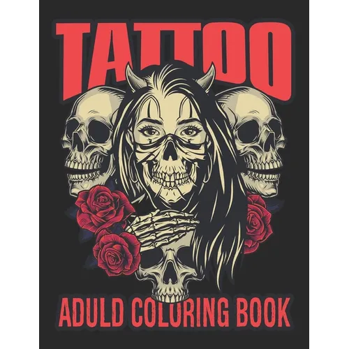 Tattoo Aduld Coloring Book