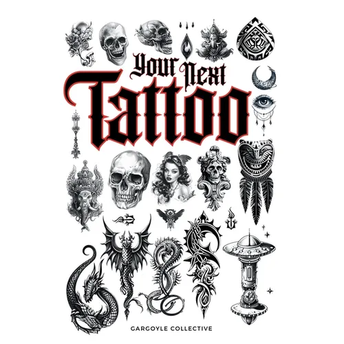 Your Next Tattoo: The Ultimate 320-page with Over 2,000 Ready-to-Use Body Art Designs to Inspire Your Next Ink. 100% Original Tattoo Designs Across 40