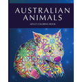Australian animals adult coloring book: Featuring Beautiful Unique Creatures from Australia and creative patterns for relaxation and stress relieve