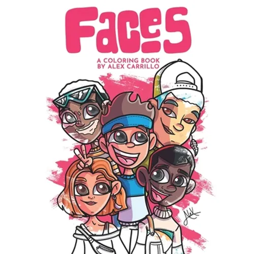 Faces: A Coloring Book by Alex Carrillo