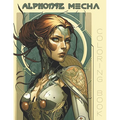 Alphonse Mecha: A Biomechanical Art Nouveau Coloring Book for Adults