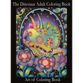 The Dinosaur Adult Coloring Book: Relieve Stress and Anxiety While You Color Thunder Lizards