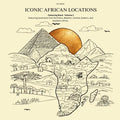 Iconic African Locations Colouring Book Volume 1
