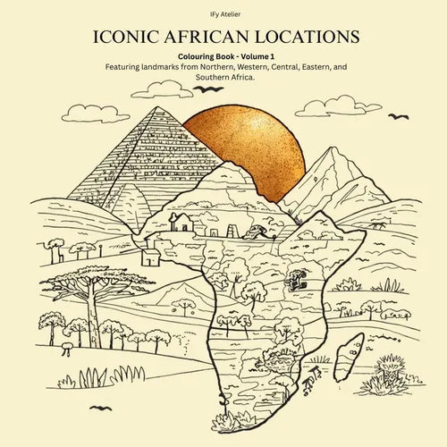 Iconic African Locations Colouring Book Volume 1