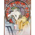 Art Nouveau Coloring Book: 30 Coloring Pages for Adults of Alphonse Mucha Illustrations