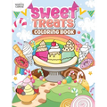 Sweet Treats Coloring Book: Bold and Easy Dessert Themed Coloring Pages Featuring 50 Delicious Designs Perfect for Kids and Adults Alike.
