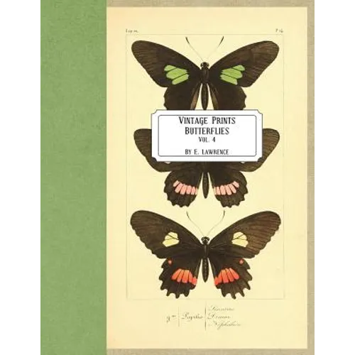 Vintage Prints: Butterflies: Vol. 4