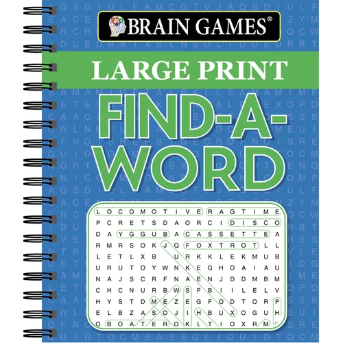 Brain Games - Large Print Find a Word
