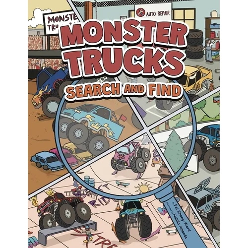 Monster Trucks Search and Find: A Fun, Imaginative, and Educational Search and Find Book for Smart and Curious Kids