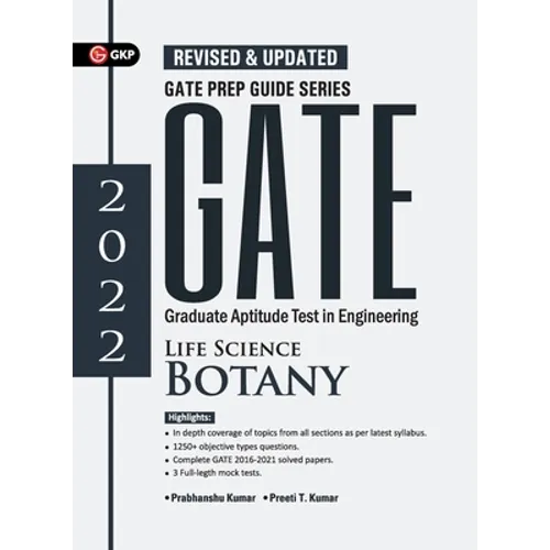 Gate 2022: Life Science Botany - Guide by GKP.