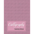 Calligraphy Handwriting Workbook: Practice Paper Slanted Grid - Maroon