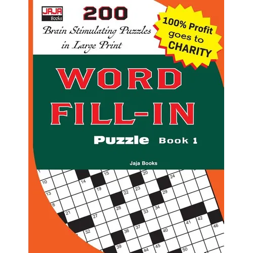 Word Fill-In Puzzle Book 1