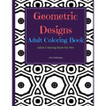 Geometric Designs Adult Coloring Book: Adult Coloring Books for Her
