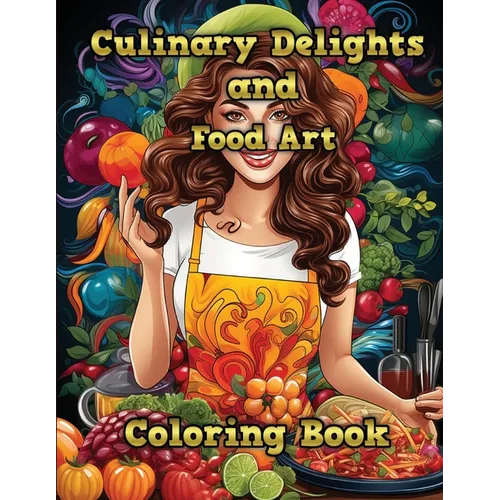 Culinary Delights and Food Art: Coloring Book