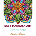 Easy Mandala Art Coloring Pages