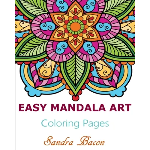 Easy Mandala Art Coloring Pages
