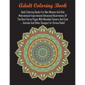 Adult Coloring Books For Men Women And Kids Motivational Inspirational Advanced Illustrations Of The Best Horse Pages With Mandala Flowers And Cute ..