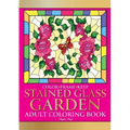 Color Frame Keep. Adult Coloring Book STAINED GLASS GARDEN: Relaxation And Stress Relieving Flowers, Butterflies, Birds, Gardens And Inspirational Des