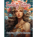 Fantasy Tattoos Coloring Book for Inmates
