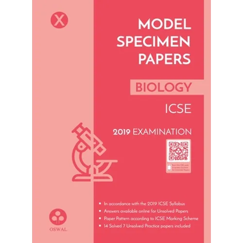 Model Specimen Papers for Biology